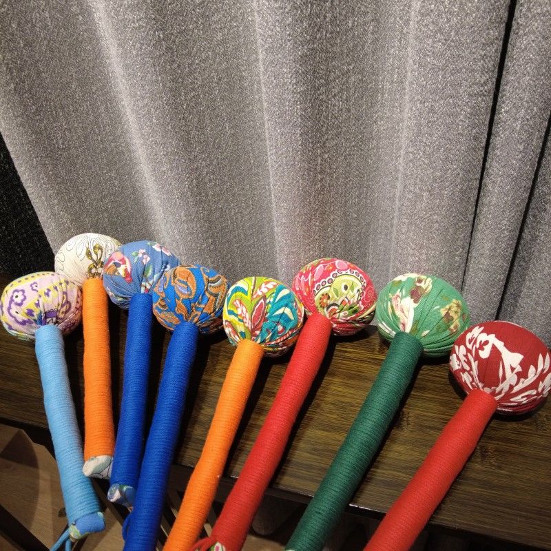 养生经络敲打锤颈肩颈椎捶背神器按摩中药艾草多功能便携按摩锤