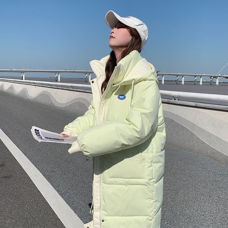 HFJY/和锋金羽2023年新款棉衣棉服女冬季外套中长款厚面包服学生