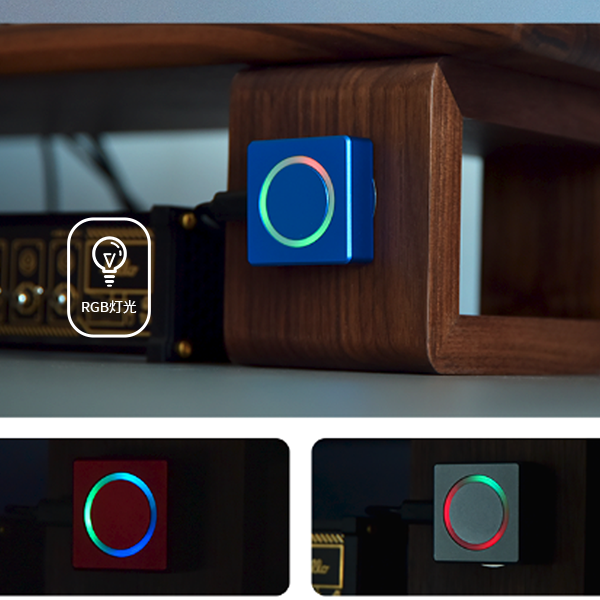 Gamingpunk 铝合金电脑外置开关外接按钮桌面台式主机电源开机键