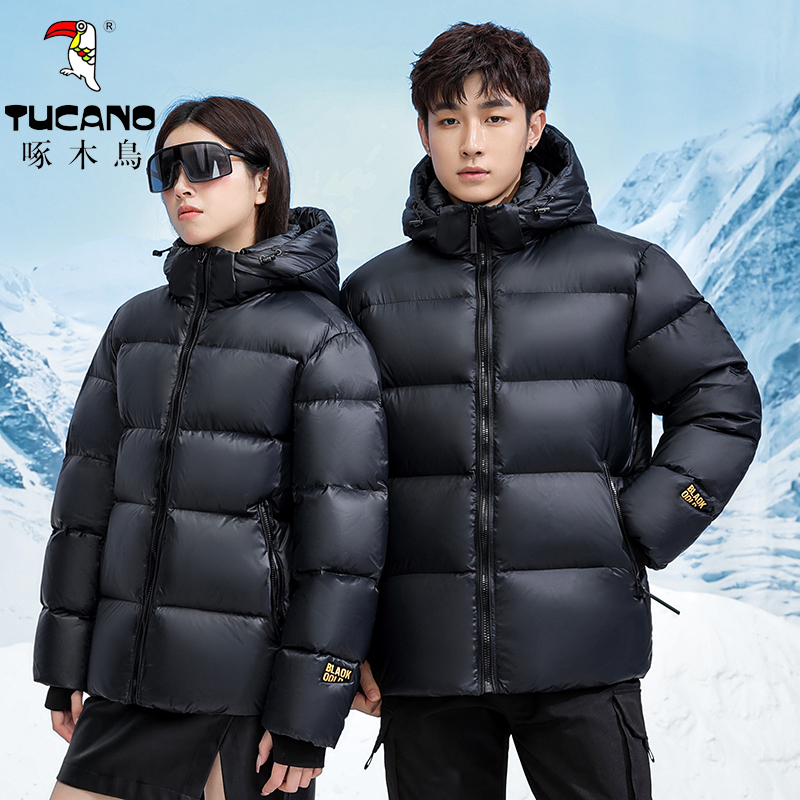 TUCANO/啄木鳥2023新款冬季爆款黑金羽绒服男高端鸭绒情侣装正品