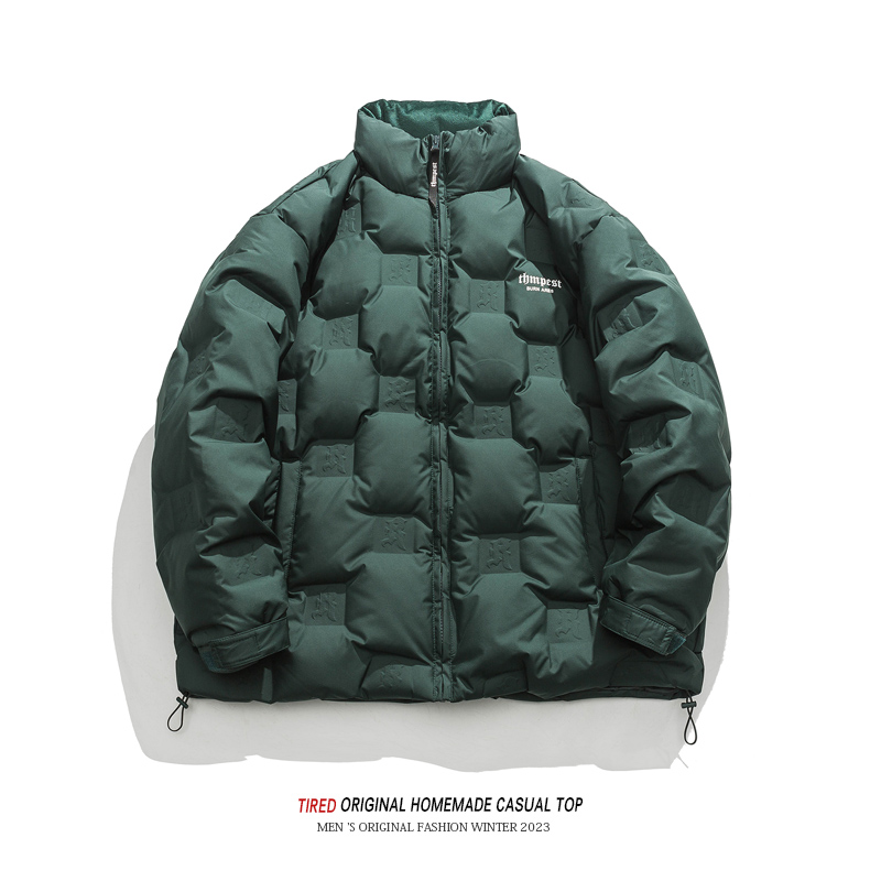 WTEB潮牌立领轻薄羽绒服男冬季街头90白鸭绒保暖外套情侣休闲棉服