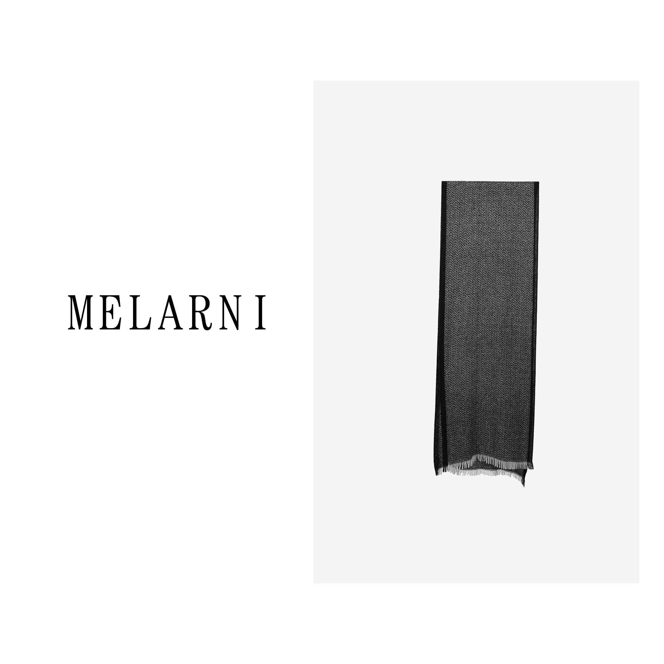 【MELARNI】舒适百搭山羊绒围巾MLN10513