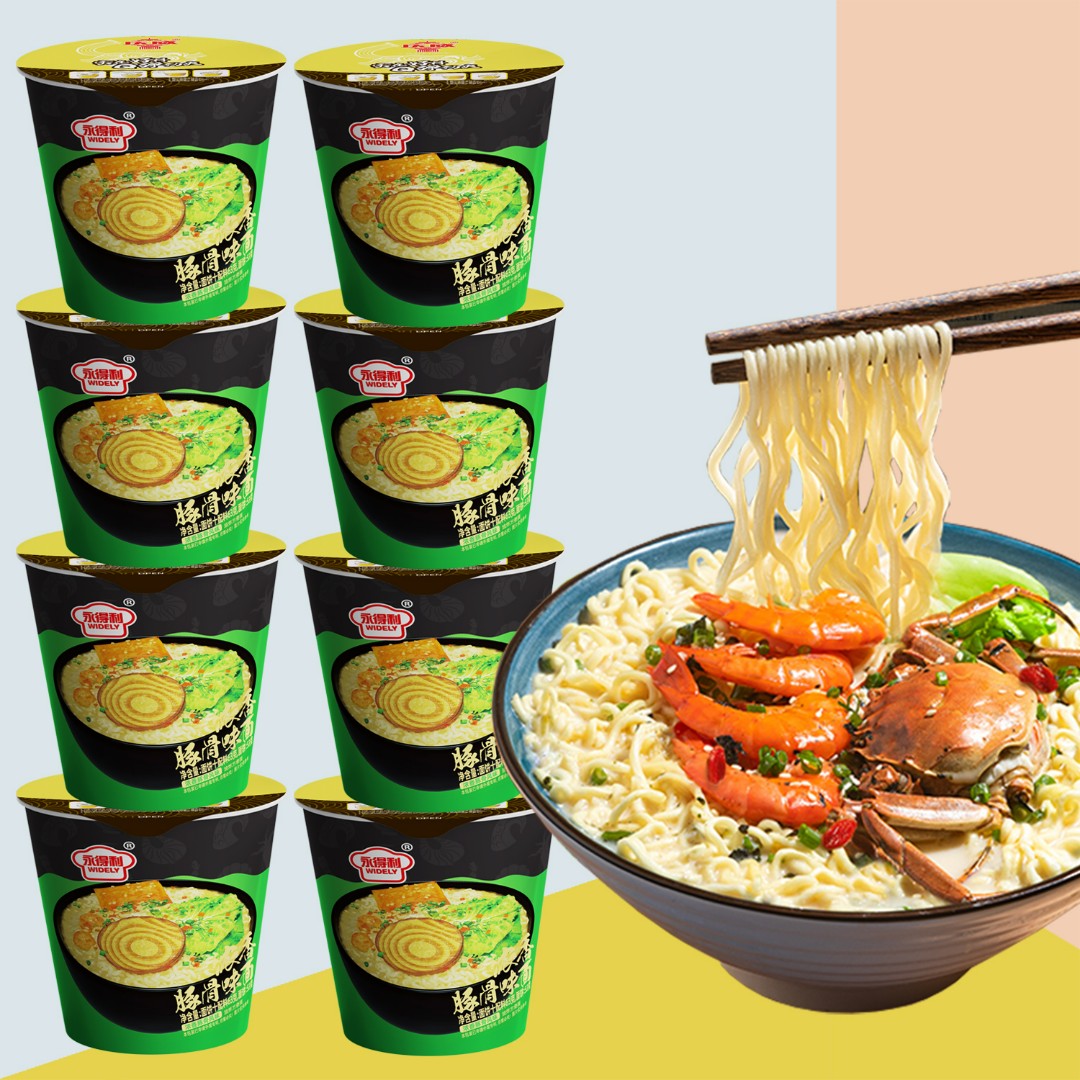 豚骨拉面浓郁醇厚网红方便速食杯面整箱装JH-QP