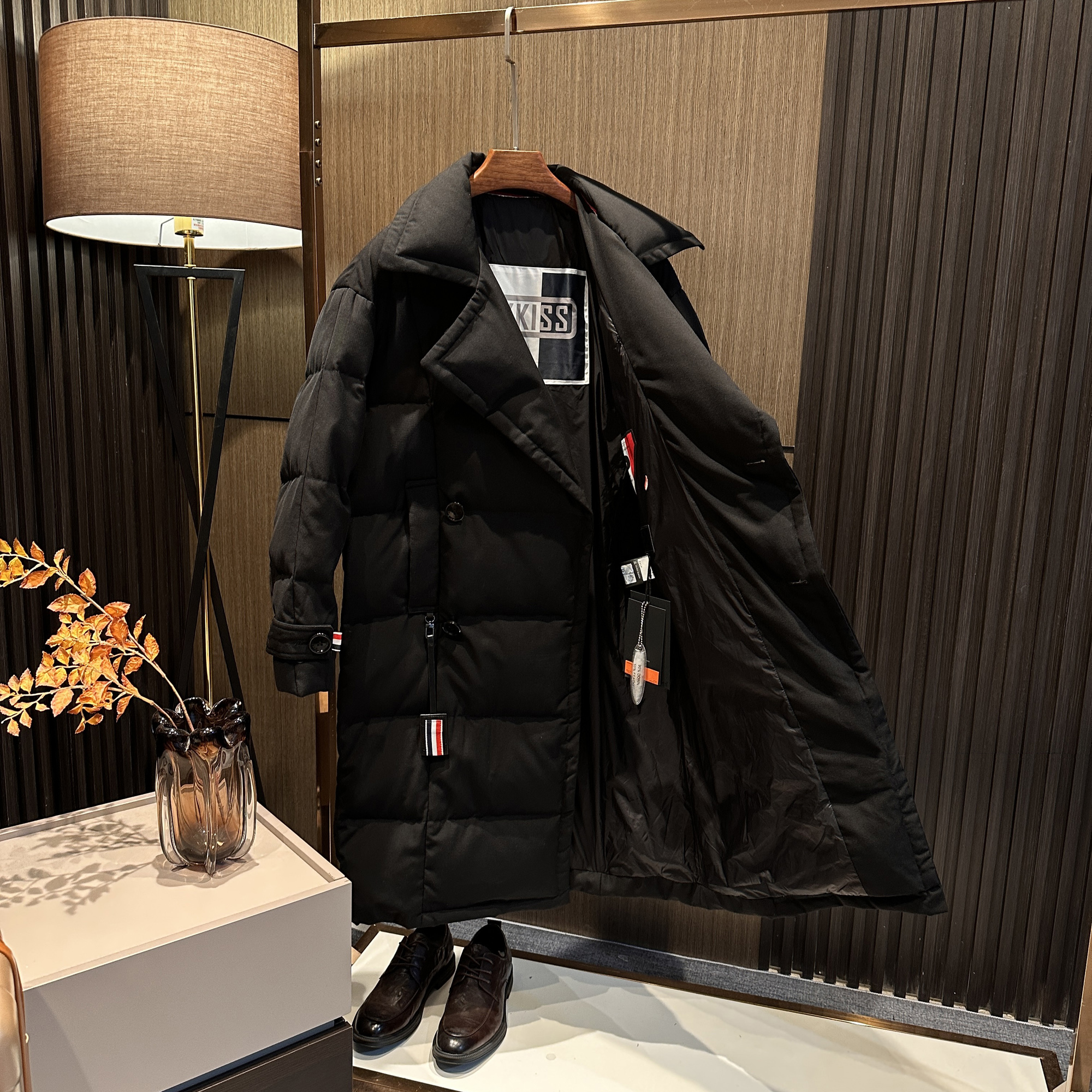 零下御寒保暖孤品 冬装男士长款大翻领高档加厚羽绒服大衣外套男