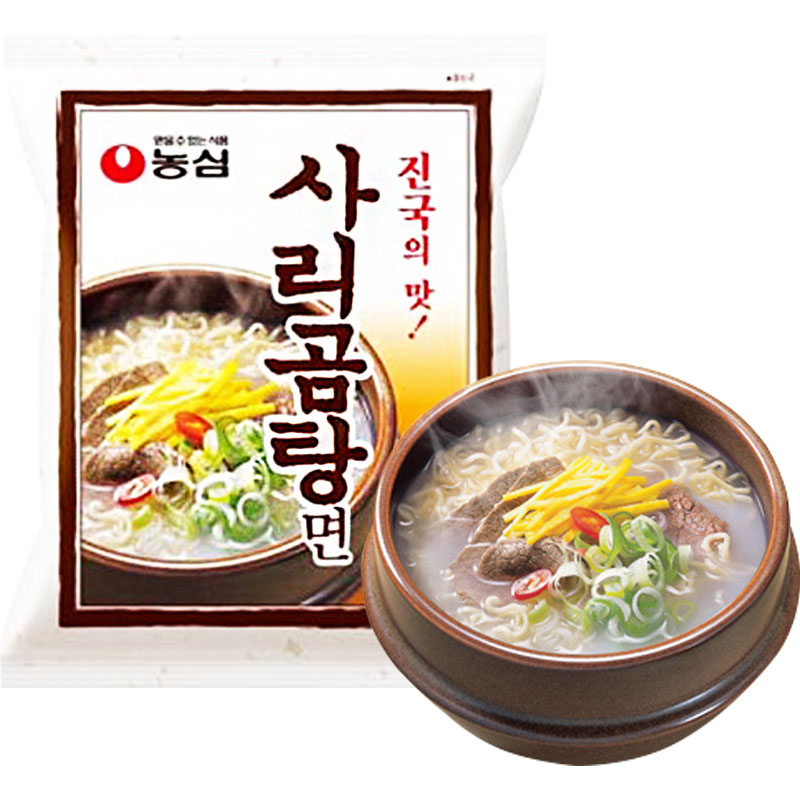 韩国进口农心汤面牛骨味韩式速食拉面骨汤泡面味浓夜宵方便面