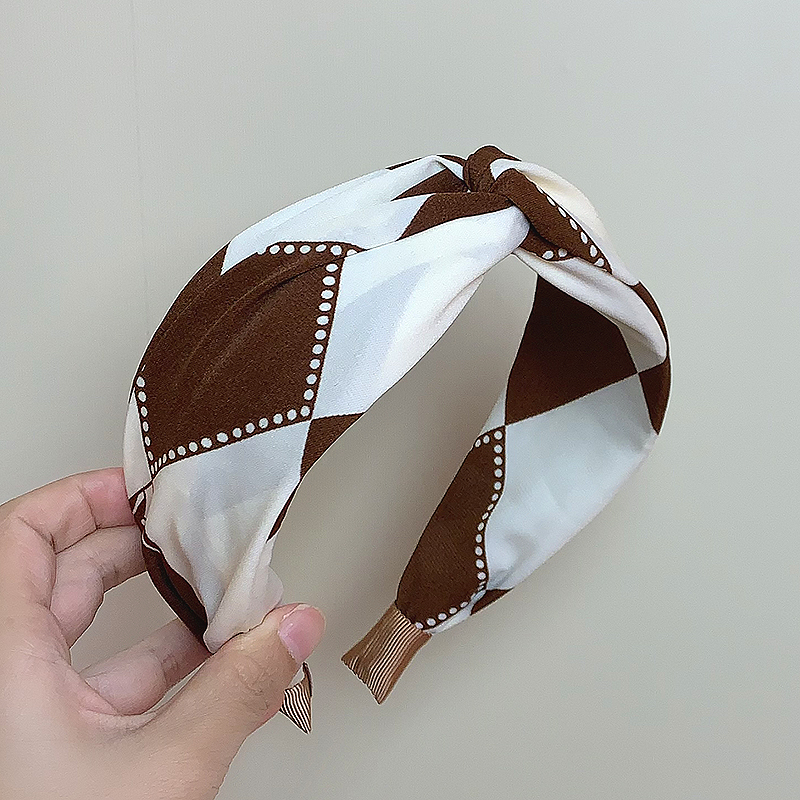 合金布艺发饰 发箍女百搭外出宽边发箍 大脸适合的高级发卡遮白发