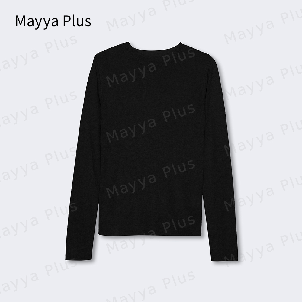 【面膜打底】Mayya Plus时尚气质新品显瘦遮肉休闲款针织衫32336382
