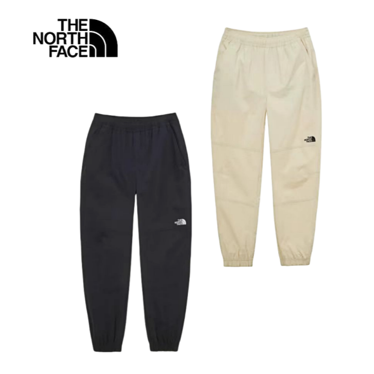 THE NORTH FACCE/北面 刺绣高腰男女同款情侣款舒适束脚运动长裤