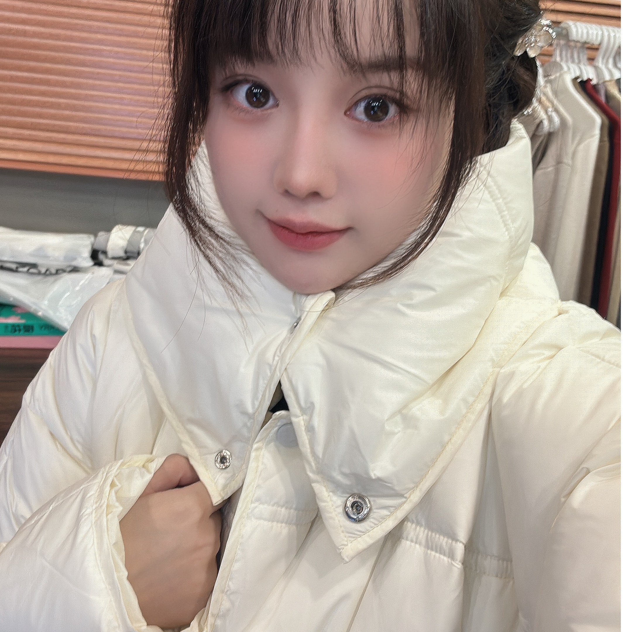 新疆包邮-D73#长款羽绒服