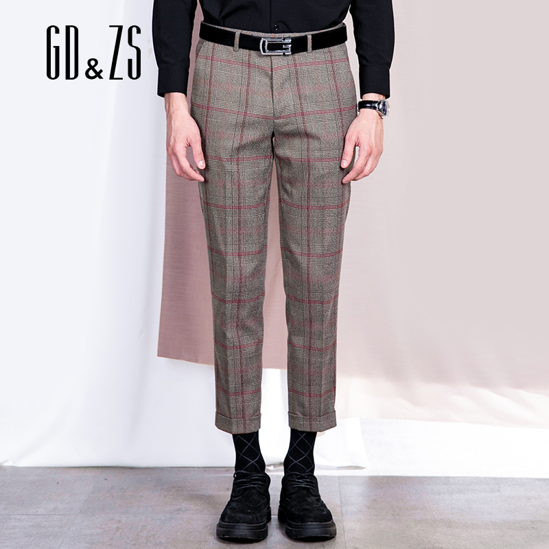GDZS格度佐致品牌男装-春季新款男士透气时尚西装裤KCAFA3101