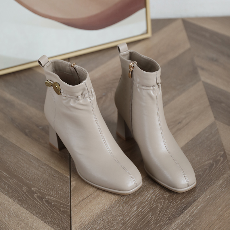 正常尺码 时装女靴 GZ068 奶茶色