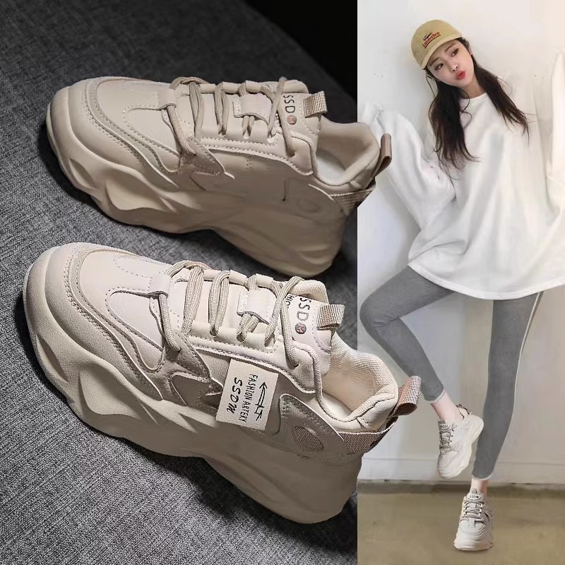 回力瑞老爹鞋女2023新款爆款秋季休闲时尚百搭显瘦厚底运动鞋女鞋