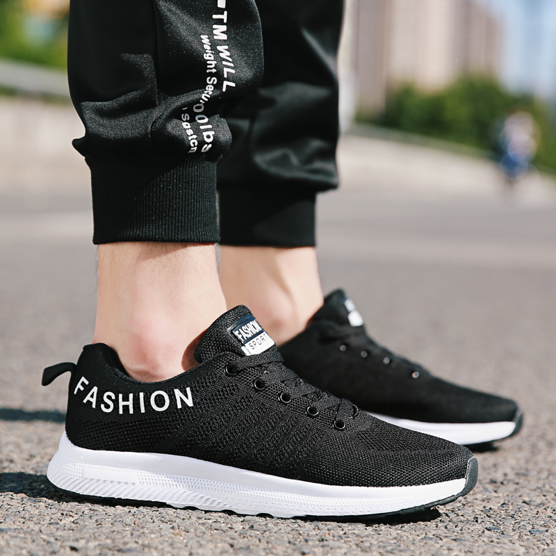 回力瑞男鞋百搭超轻休闲运动鞋学生平底男软底潮流网面透气跑步鞋