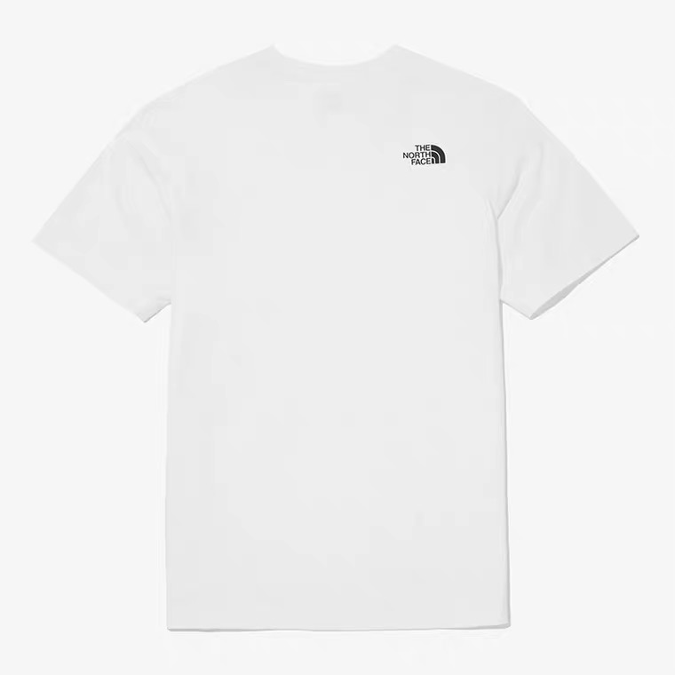 THE NORTH FACE/北面 A362 男款运动白色休闲情侣印花短袖 3XL码
