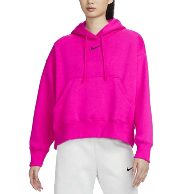 【甄选】nike耐克女子时尚加绒火龙果色针织套头衫DQ5859-615