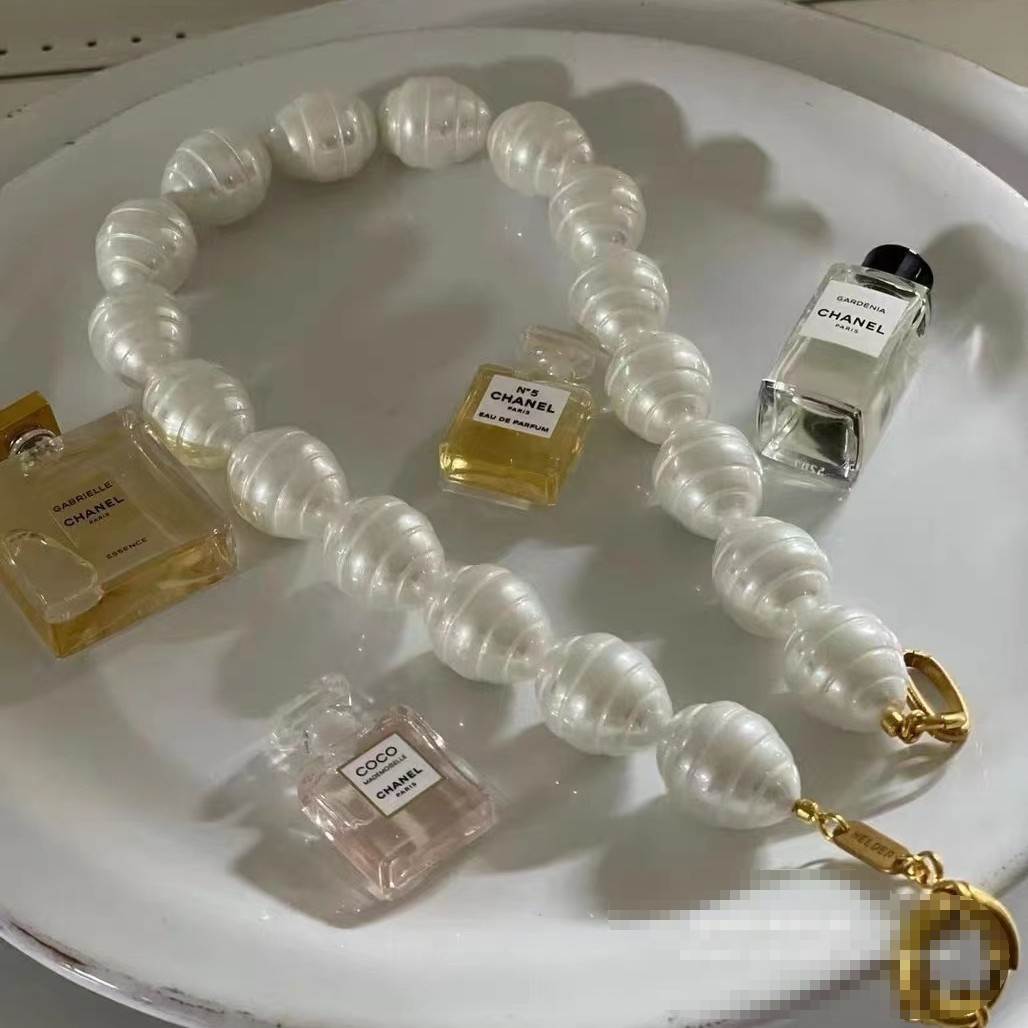 非金属铅玻璃项链 【HELLO MINA定制】手工法式坚果形状项链