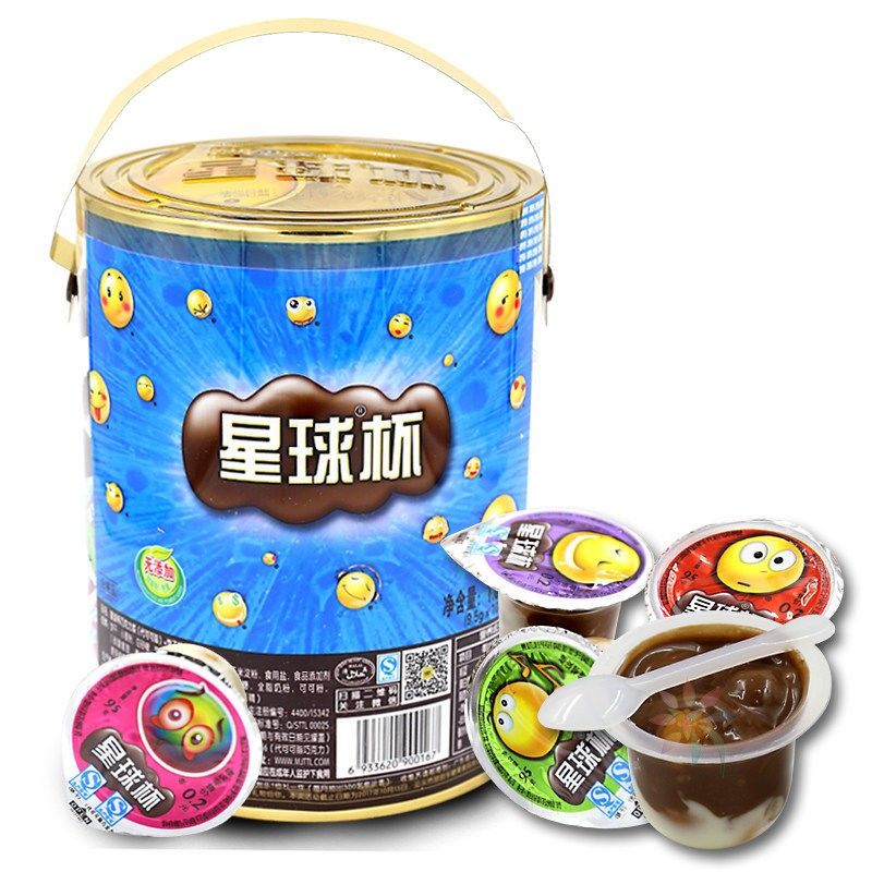 甜甜乐星球杯桶装大杯1000g巧克力杯夹心饼干零食大/0lb蔬菜组合