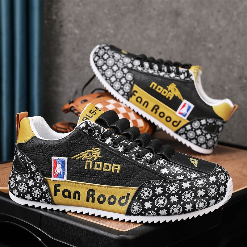 回力潮品男士时尚潮流休闲鞋百搭韩版潮鞋印花阿甘鞋防滑透气运动