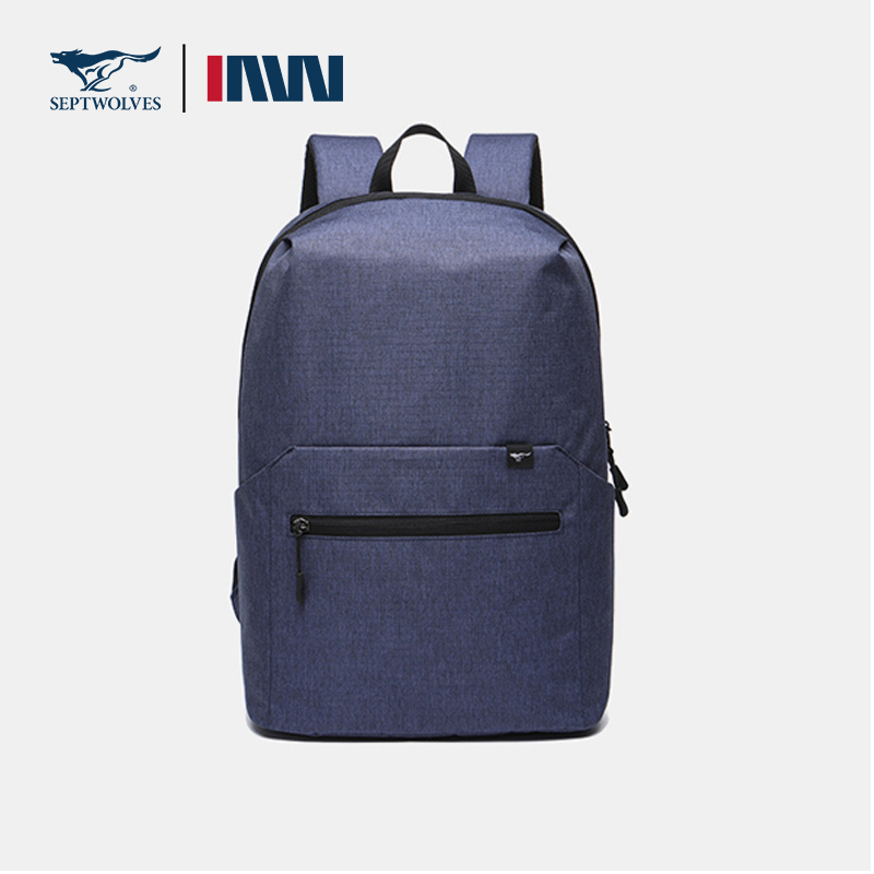 七匹狼轻便休闲便携亲子户外登山包简约耐看男女款时尚百搭双肩包