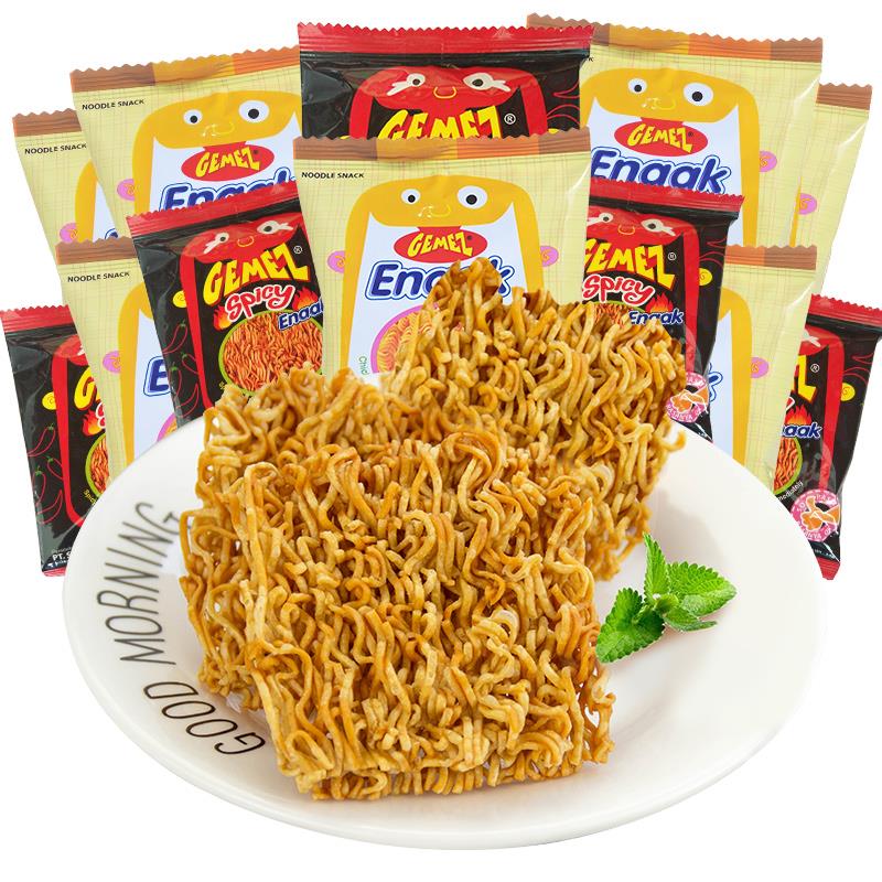 GEMEZ印尼Enaak小鸡干脆面网红休闲零食整解馋干吃方便面笋0g