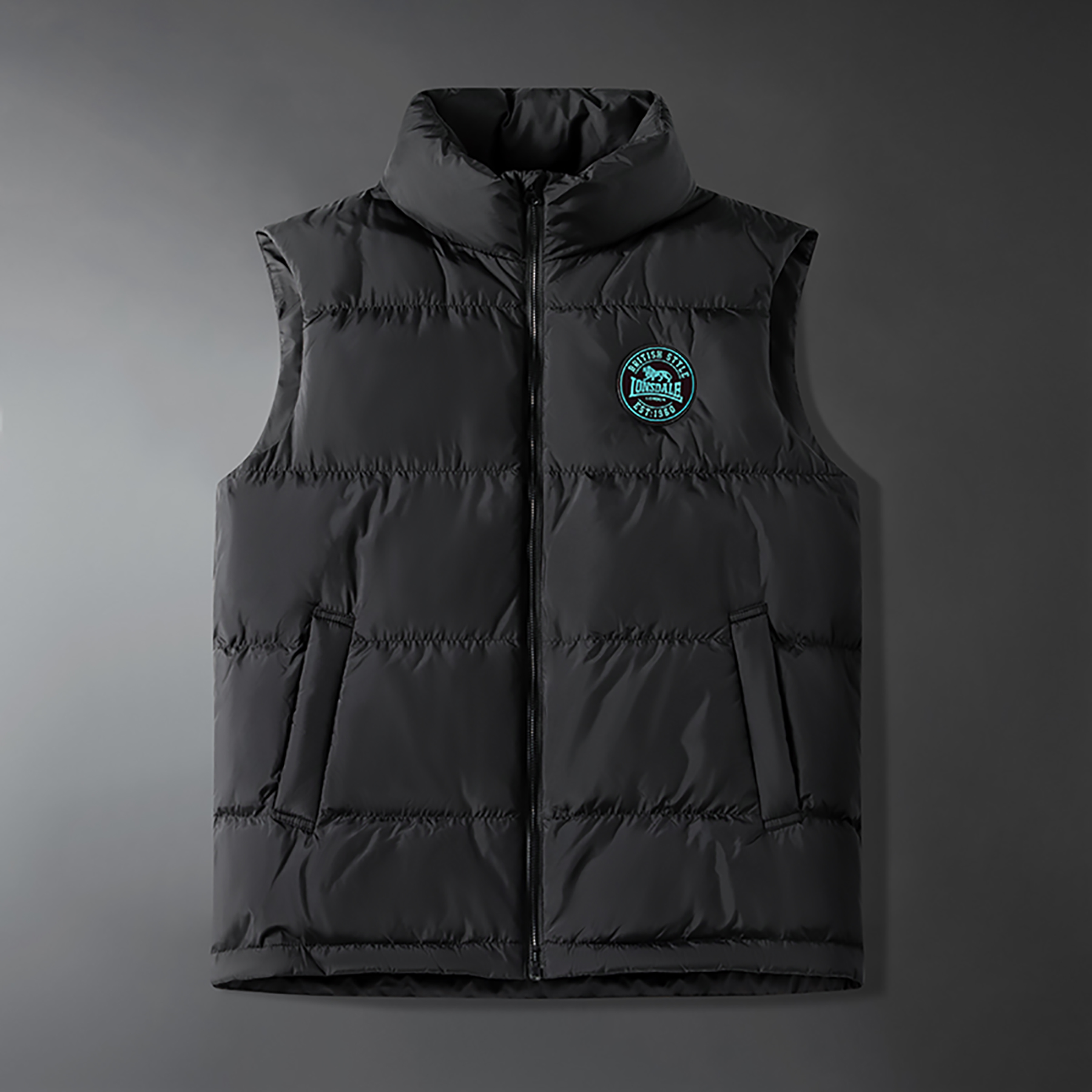 【卡登博】秋冬款基础色贴标立领羽绒马甲 BD719-3601