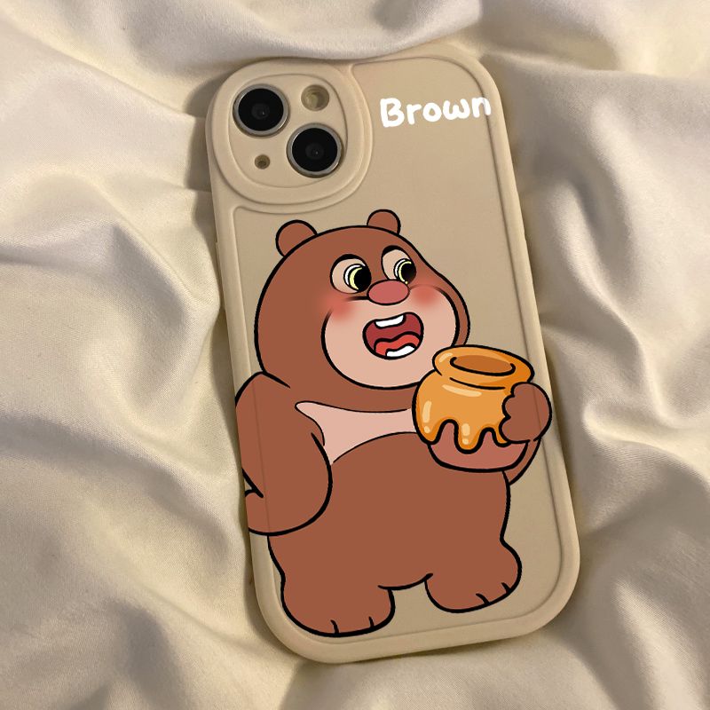 苹果iPhone15Pro熊大熊二14/13/12/11小米OPPO华为荣耀VIVO手机壳