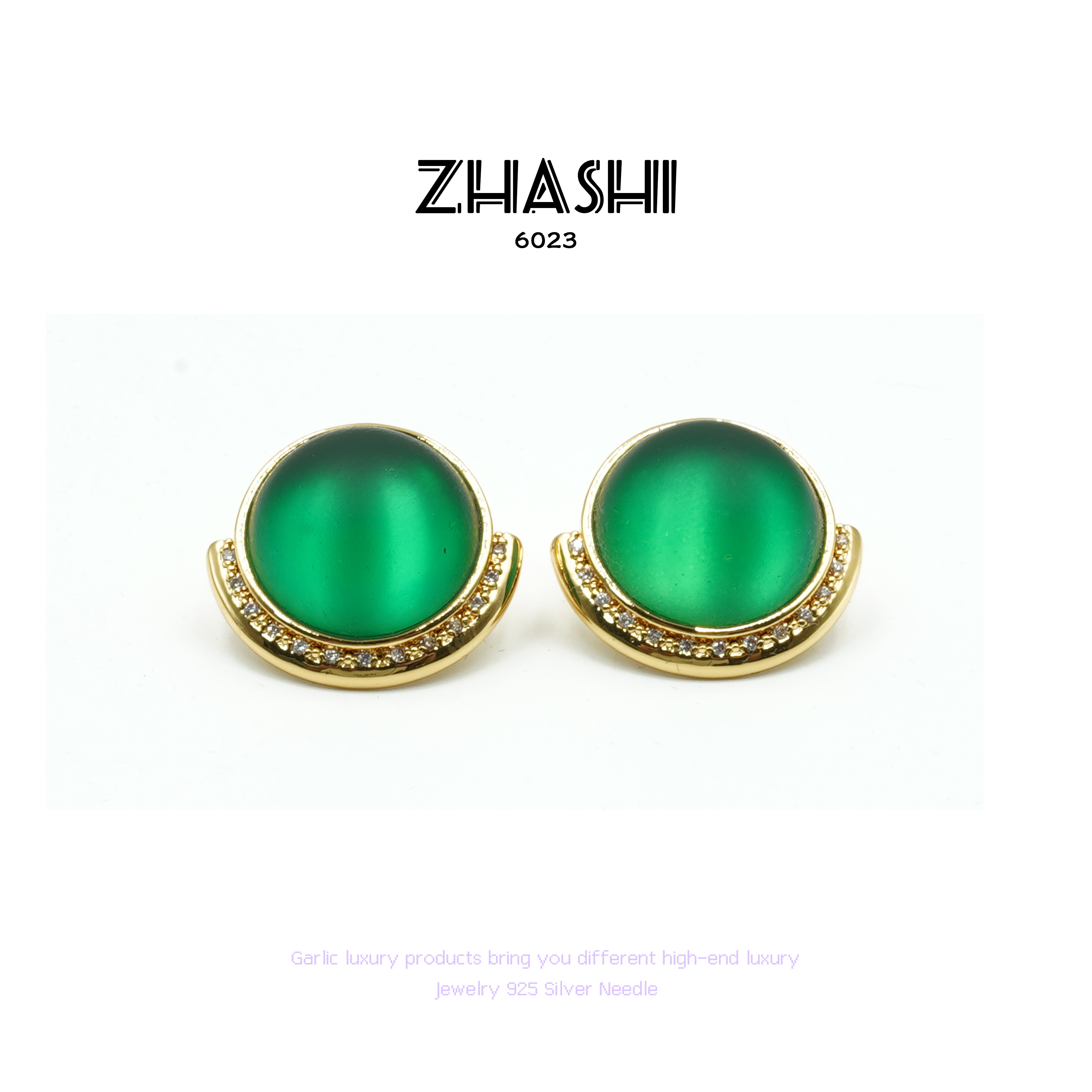 铜合金耳饰 设计师款耳饰~6023