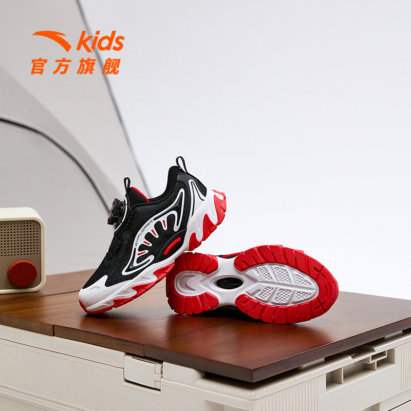 安踏儿童休闲鞋鸿鹄3.0防滑跑步鞋运动鞋312339923防寒