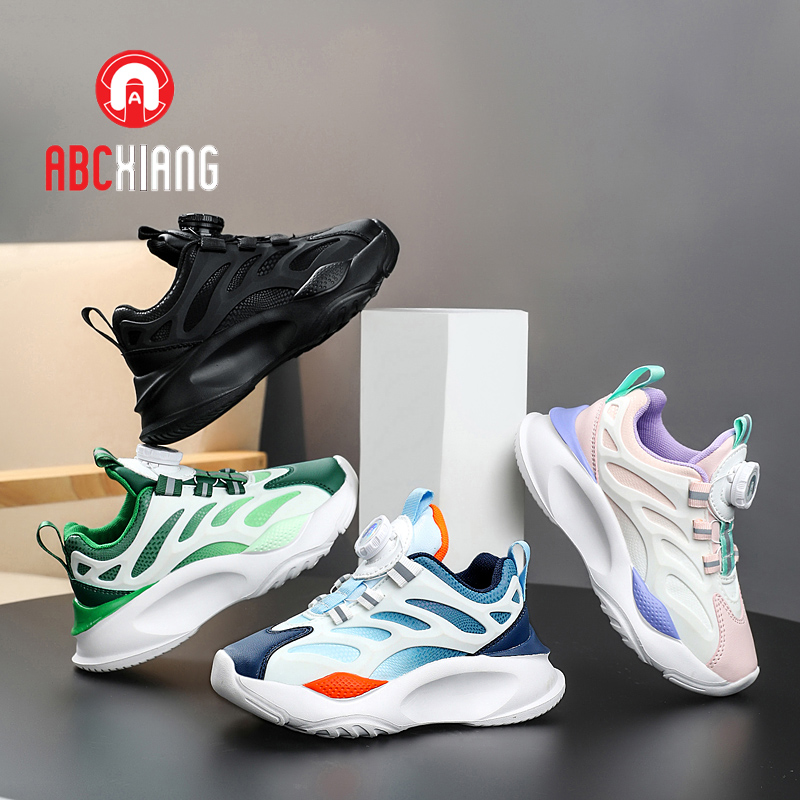 ABC童鞋1529儿童秋冬皮面/网面/大棉旋转扣运动鞋休闲鞋28-39