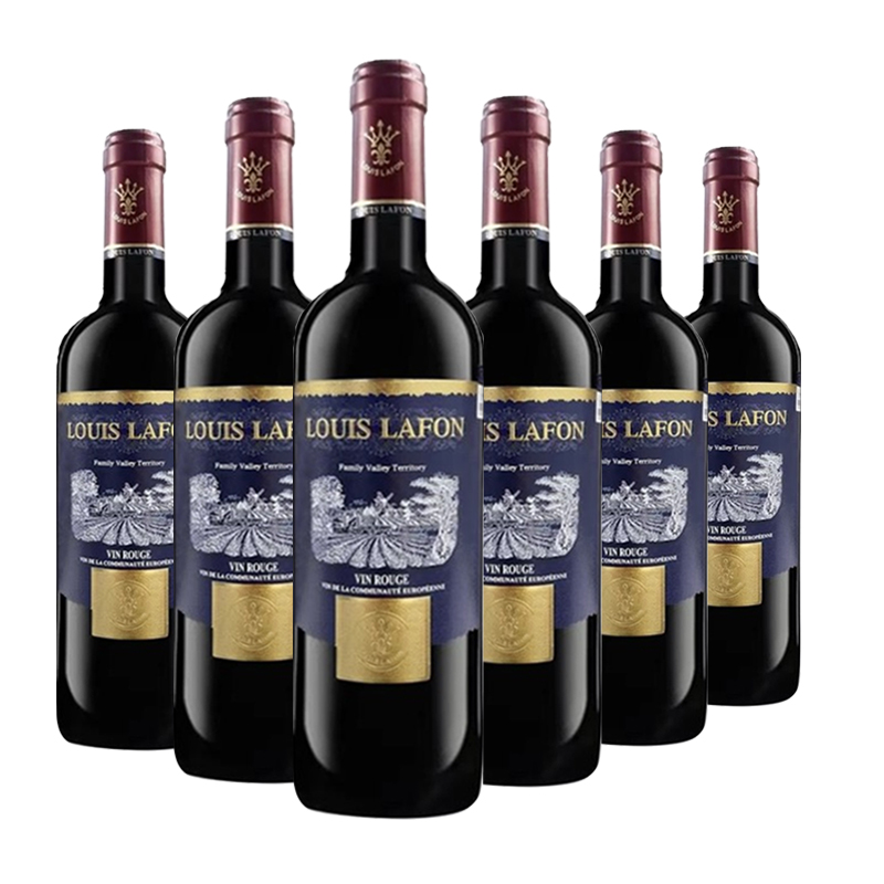 法国路易拉菲 LOUIS LAFON 家族山谷领地干红葡萄酒原瓶进口750ml