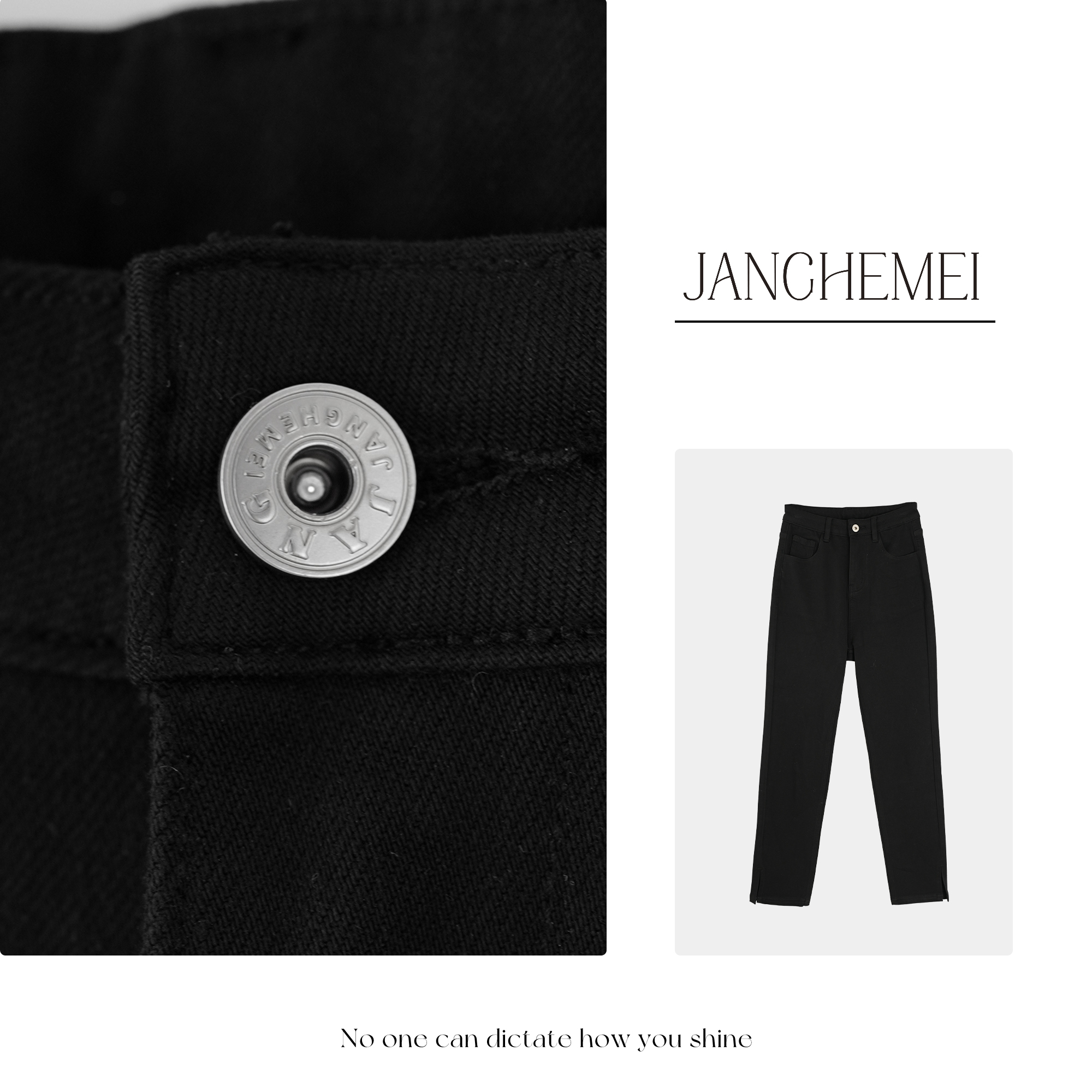 JANGHEMEI【小脚牛仔裤】紧身勾勒美感 H06833M33