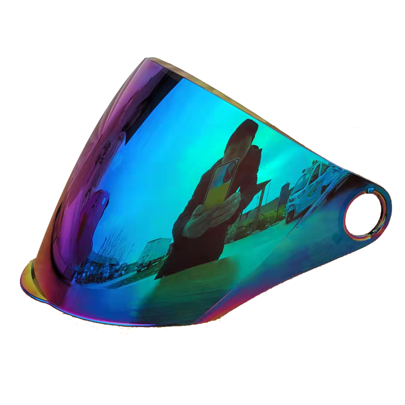 头盔镜片面罩专拍本店同款头盔才能用配件透明镜片茶镜挡风面罩