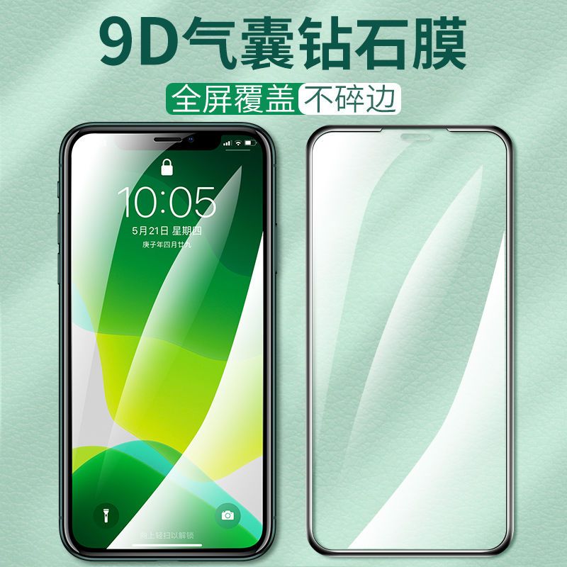 苹果13/12/11/14promax气囊防窥膜iphoneXs/iphone15防摔xr手机膜