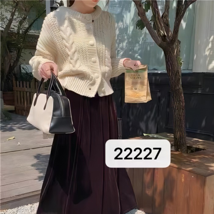复古金丝绒半身裙A字裙D323
