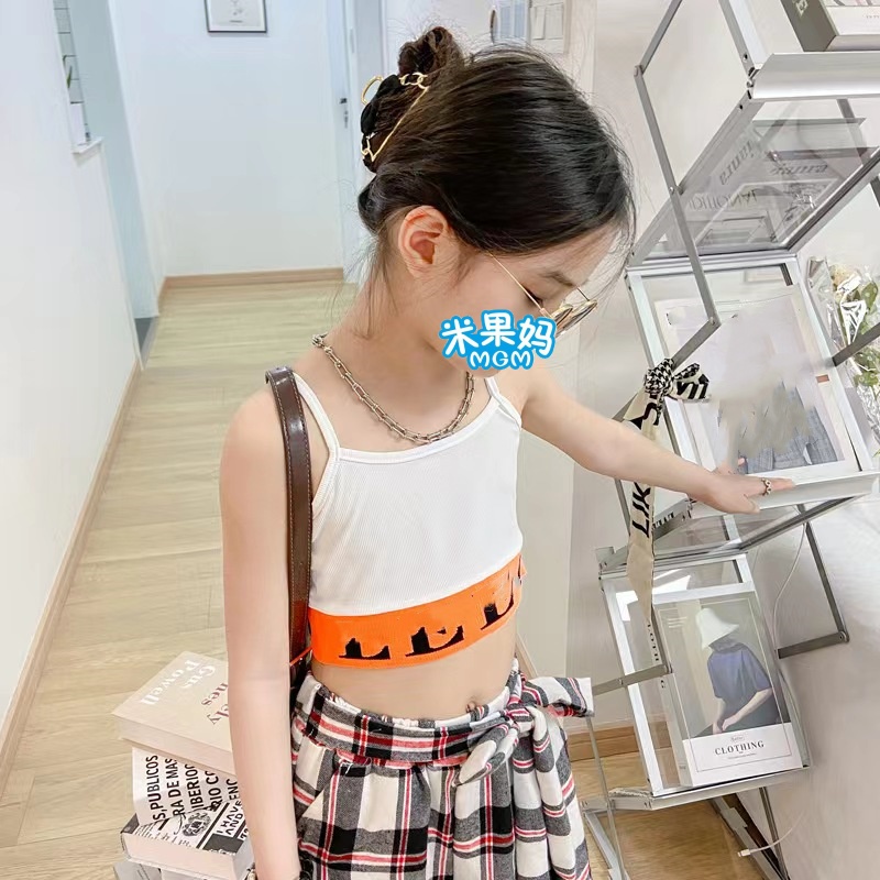 儿童2024春季新款吊带背心D5294