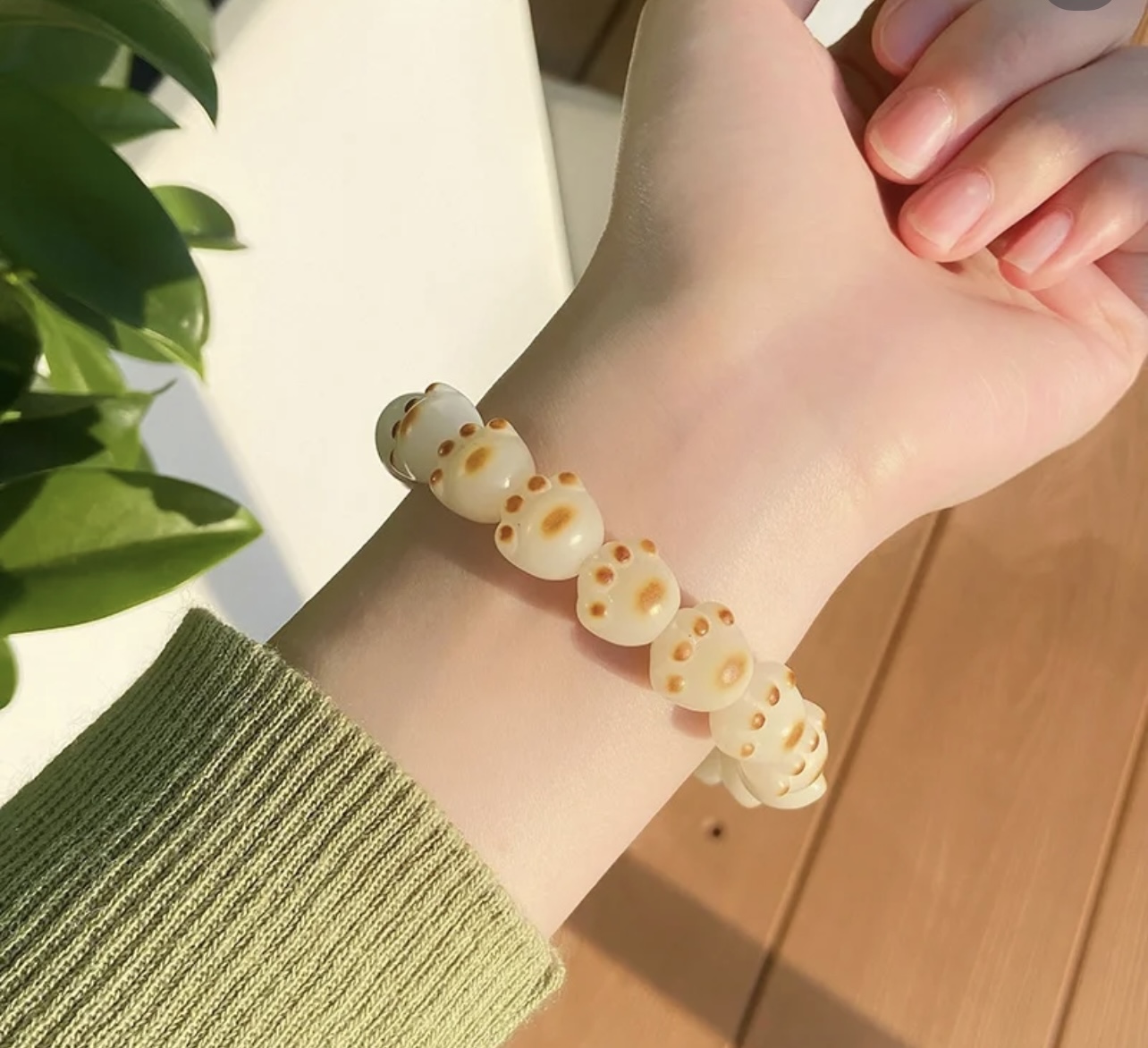 炭烧猫爪菩提手串（男女同款）