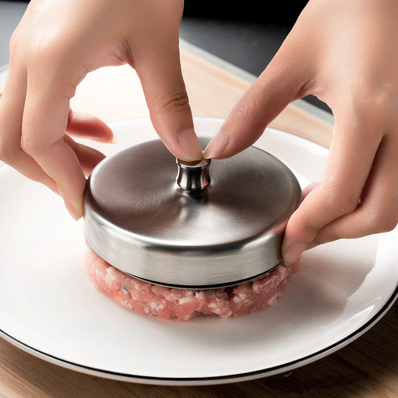 【俞文】不锈钢汉堡肉饼模具DIY饭团压牛肉饼器煎鸡蛋汉堡