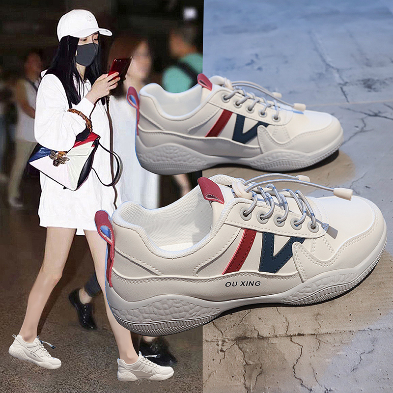 网红阿甘鞋女夏2023秋季新款小白鞋百搭休闲平底运动一脚蹬女鞋子