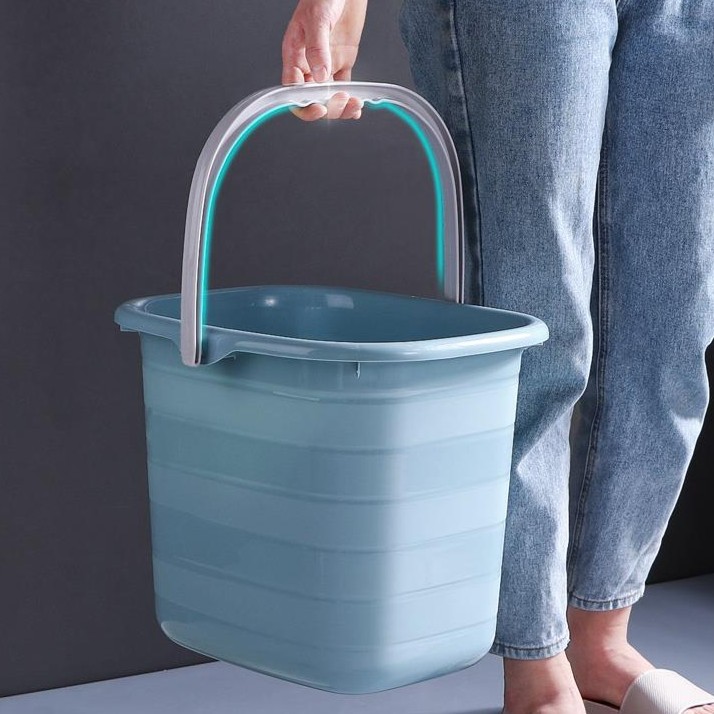 加厚长方形大号手提水桶家用拖把桶小方桶学生宿舍洗澡储水塑料桶