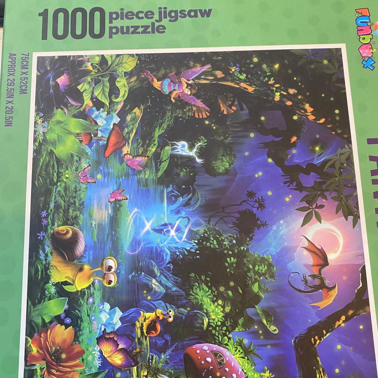 纸质拼图1000片益智玩具拼图