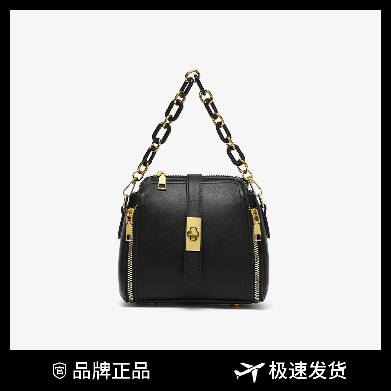 朗哥我来了10-6上新小众通勤单肩斜挎包BNN-6368黑色