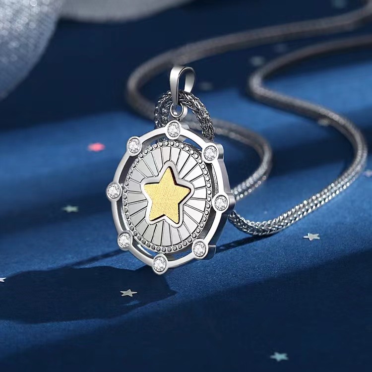 钛钢项链 陨石项链 十二生肖款式可选生肖 星星你好送礼轻奢百搭