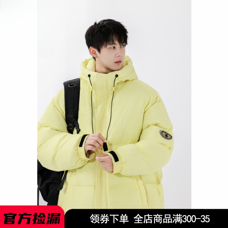 AAPE WTAPS秋冬新款男装潮流日常百搭宽松连帽羽绒服外套情侣休闲