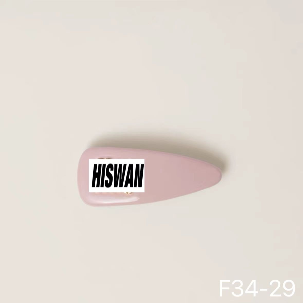F34粉色网红可爱时尚简约甜美气质设计感优雅百搭少女发夹