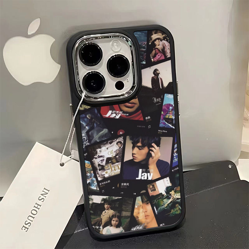 周杰伦专辑金属相框苹果15/14promax手机壳iphone13pro新款12硅胶
