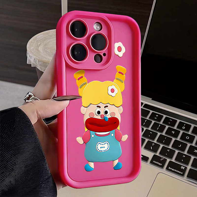 【新人0.01】ins鼻涕女孩iphone15苹果手机壳14promax硅胶13pro网红
