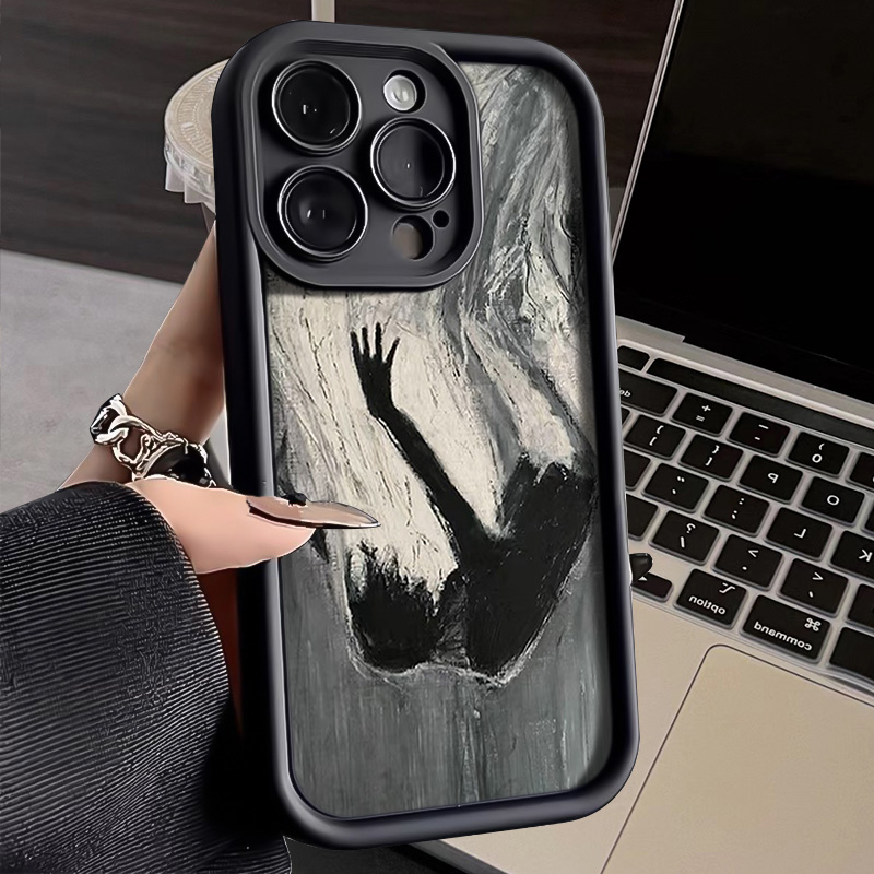【新人0.01】坠落iphone15苹果手机壳14promax硅胶13pro网红12高级1