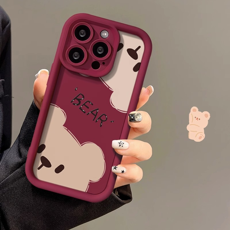 【新人0.01】日韩bear小熊iPhone15promax苹果13手机壳11防摔12小众