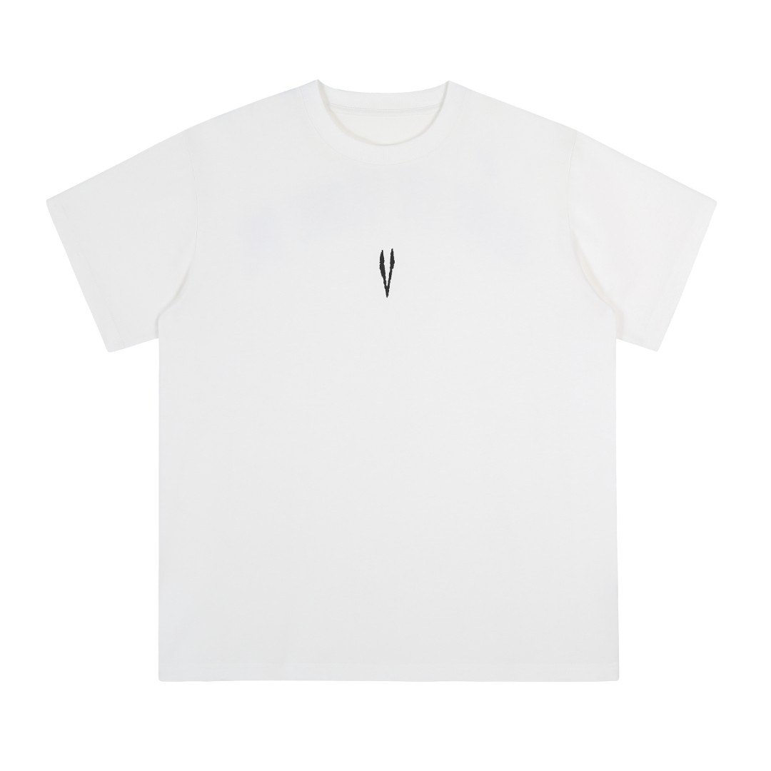 VLONE2023夏季时尚短袖T恤 潮流百搭 男女同款 运动印花休闲圆领