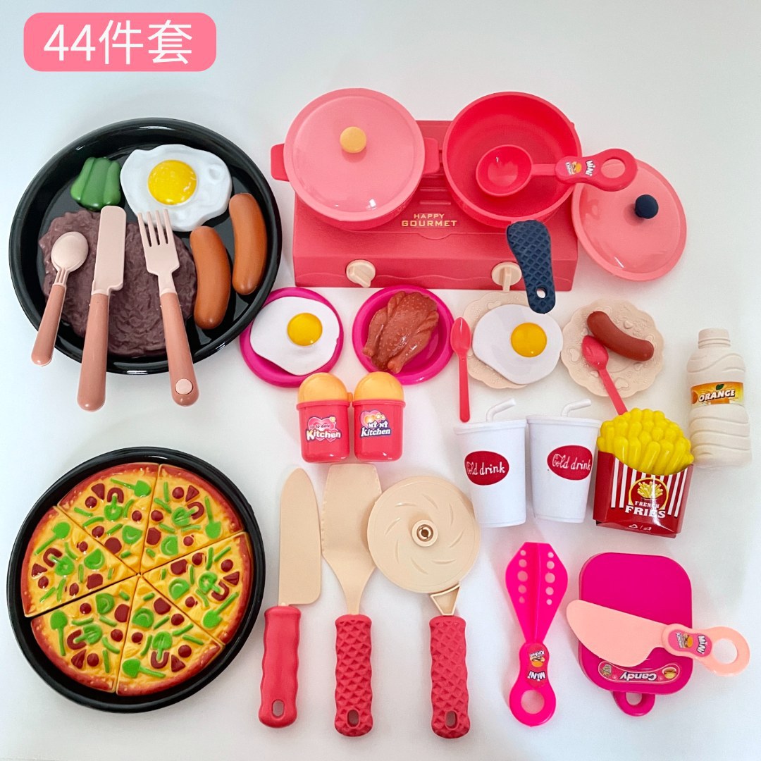 外销过家家餐具玩具批发能力锻炼刀铲厨房宝宝玩具煤气炉仿真模型